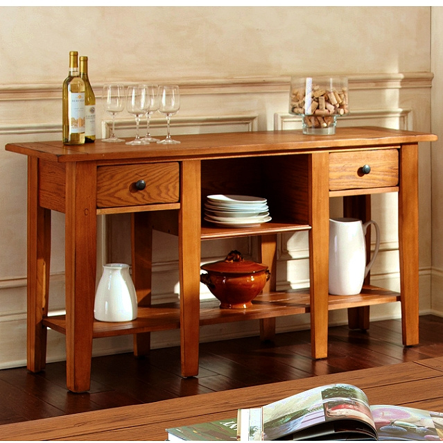 Shaker Cottage Mission Oak Console Table